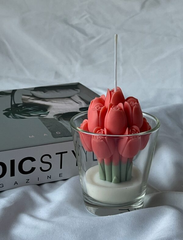 Bouquet in glass